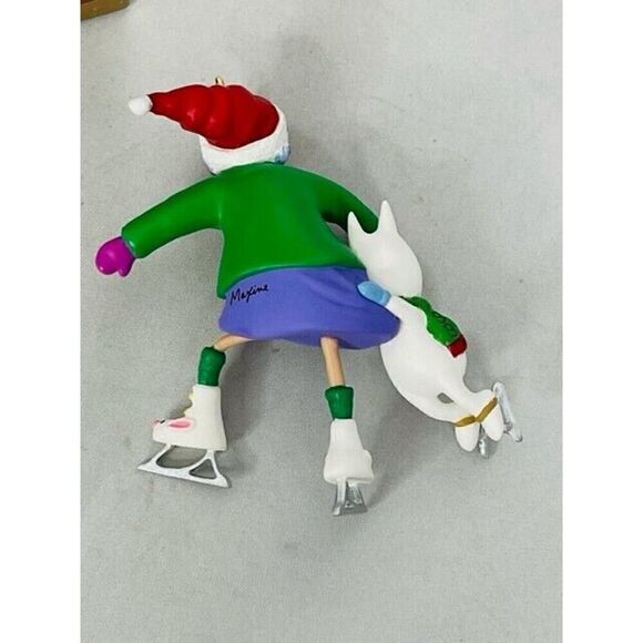 Hallmark Keepsake Ornament Maxine On Thin Ice NIB 1999 Original Box qb6489 - Picture 4 of 4